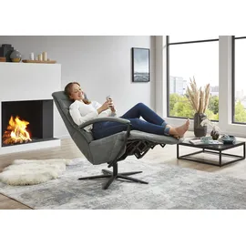 die planbar Relaxsessel DIE PLANBAR Polyester 66 x 110 x 83 cm Grau mit Relaxfunktion