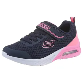 SKECHERS Sneaker »MICROSPEC MAX«, mit tollem Kontrastbesatz, Freizeitschuh, Halbschuh, Schnürschuh, Gr. 28, navy-rosa, , 41938743-28