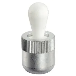 Seitendruckstück, glatt, ohne Abdichtung - INCH/leichte Federkraft | d1=5/8 Zoll / d2=0,393 Zoll / Federkraft=~ 22,5 lb | 2B150.0080