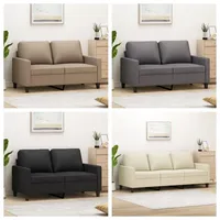 3-Sitzer-Sofa Kunstleder Bett modernes Design Stoff Wohnzimmer Modernes Retro