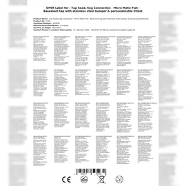 ich-zapfe Flach - Zapfkopf Micro-Matic, Kelleranstich