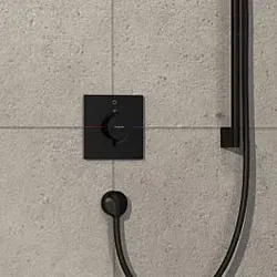 hansgrohe ShowerSelect Comfort E Thermostat 15571670 UP, für 1 Verbraucher, mattschwarz