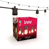 Innr Smart LED Lichterketten außen Erweiterung 4m, Warmweiß, 8 Smart Glühbirnen Balkon, IP65 wasserdicht, dimmbar (OLS 210 Basisset benötigt)