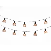 Luxform LED-Lichterkette Solar 3,8 m Transparent