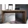 MASSIVMOEBEL24.DE Schreibtisch Sheesham 148x75x78 grau geölt NATURE GREY #710