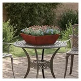 vidaXL Pflanzer 50 x 50 x 15 cm Rostig