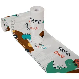 A.S. Création Cool Dino Bordüre 16 cm 155 m grau 403745