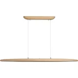 Searchlight Kenzie 1-flg. 6 cm Holz/beige/braun