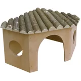 ollesch Kleintierkäfig Nagerhaus 35 x 29 x 17 cm Haselnuss