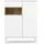 VCM Sideboard Ringe 89 x 37 cm Weiß