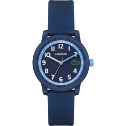 Quarzuhr LACOSTE "LACOSTE.12.12 KIDS", blau (dunkelblau), Armbanduhren, Kinder, Armbanduhr, Kinderuhr, Mädchen, Jungen, ideal auch als Geschenk