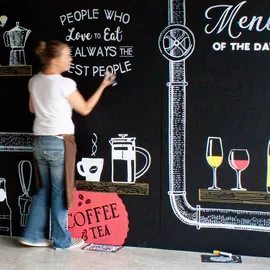 Securit Tafellack, schwarz, 2,5 Liter, acryl, Large