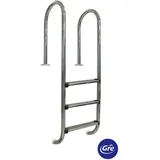 Gre Poolleiter 2024, Alu, Metall, 158 cm, Freizeit, Pools und Wasserspaß, Poolzubehör, Weiteres Poolzubehör