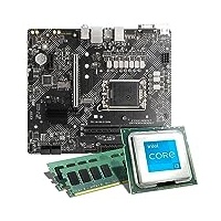 Intel Core i3-12100 / MSI PRO H610M-E DDR4 Mainboard Bundle / 32 GB DDR4-RAM | CSL PC Aufrüstkit | Intel Core i3-12100 4x3300 MHz, UHD Graphics 730, LAN, M.2 Port, USB 3.2 Gen1 | Tuning Kit