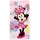Jerry Fabrics Disney Badetuch 70 x 140 cm rosa