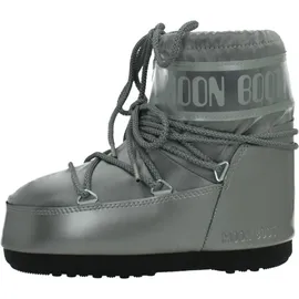 MOON BOOT Icon Low Glance Silber 33/34
