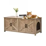 Vevor Katzentoilettengehäuse 119,4 cm x 47,5 cm x 50 cm Greige