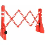 vidaXL Absperrgitter Faltbar 210 x 50 x 105 cm Rot