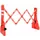 vidaXL Absperrgitter Faltbar 210 x 50 x 105 cm Rot