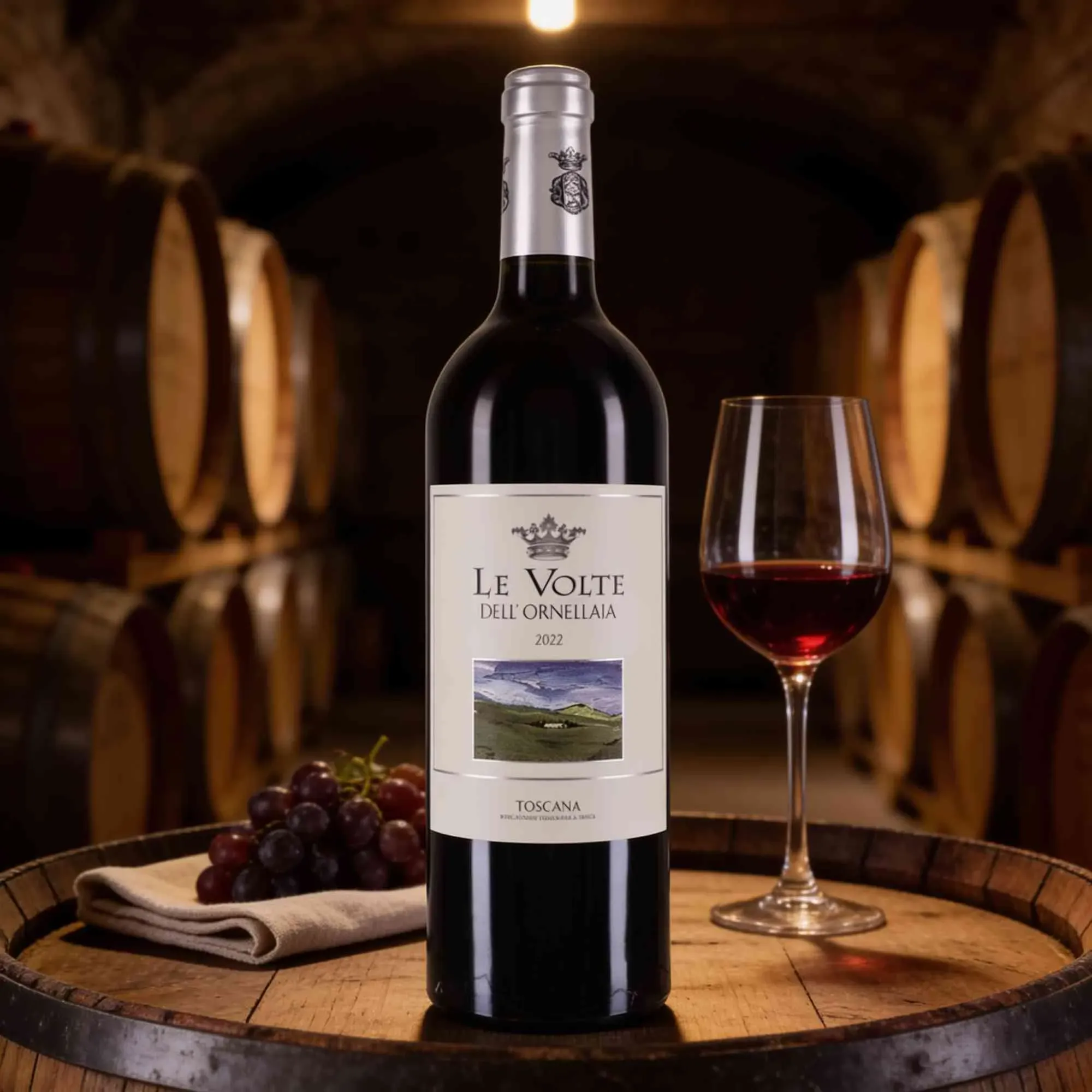 Marchesi de Frescobaldi 2022 Tenuta dell' Ornellaia Le Volte dell ́Ornellaia 2022 Cabernet Sauvignon,Merlot,Sangiovese Italien
