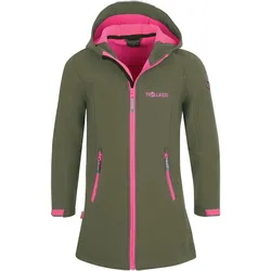 Kinder Mantel Parka Lillesand Dunkle Olive/Hellmagenta Gr. 164 - 14 Jahre