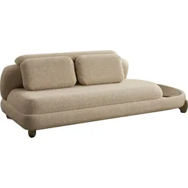 nobelaa Modulare Ecksofa "Atmos" + Sessel + Hocker-Beige - Beige