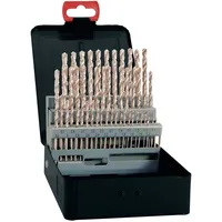 Fortis Spiralbohrer-Set DIN338 HSS geschliffen Typ N 6-10mm