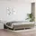 vidaXL Boxspringbett 200 x 200 cm Taupe