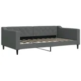 vidaXL Tagesbett 100 x 190 cm Dunkelgrau