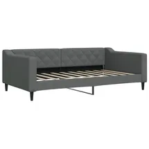 vidaXL Tagesbett 100 x 190 cm Dunkelgrau