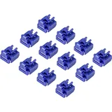 Renkforce RJ45 LAN Port Schloss RF-4695228 12er Set Blau RF-4695228