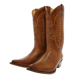 Sendra Boots PICO WEST Braun Cowboystiefel Rahmengenähter Herren Westernstiefel braun 43 EU