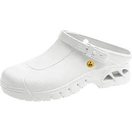 Abeba ESD-Berufsschuhe autoklavierbare Clogs Clog weiß Gr. 43/44
