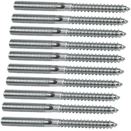 Symbionet Stockschraube 10x Stockschraube M8 x 180 mm Doppelgewindeschraube Schraubstift