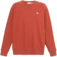 Timberland Mens Loopback Crew Neck Sweatshirt burnt henna S