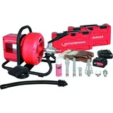 Rothenberger Akku-rohrreinigungsmas. RODRUM VarioClean Cas f.Rohr-D.40-100mm 18 V 8 Ah 26,1kg