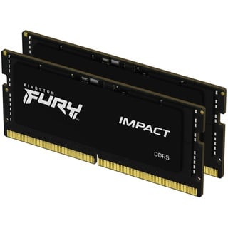 Kingston FURY Impact PnP 32GB (2x16GB) 5600MT/S DDR5 CL40 SODIMM Gaming Speicher für Laptop Kit mit 2 - KF556S40IBK2-32