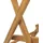 vidaXL Klappbare Garten-Barhocker 2 Stk. Massivholz Teak
