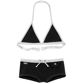 Buffalo Triangel-Bikini mit trendiger Hotpants Schwarz 170/176
