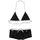 Buffalo Triangel-Bikini mit trendiger Hotpants Schwarz 170/176