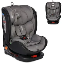 Lorelli Kindersitz Ares i-Size (40-150cm) Isofix, verstellbar, Sitz 360° drehbar grau