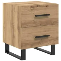 VidaXL Nachttisch Eiche handwerklich 40 x 35 x 47,5
