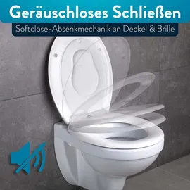 Benkstein Toilettensitz mit Absenkautomatik Weiß