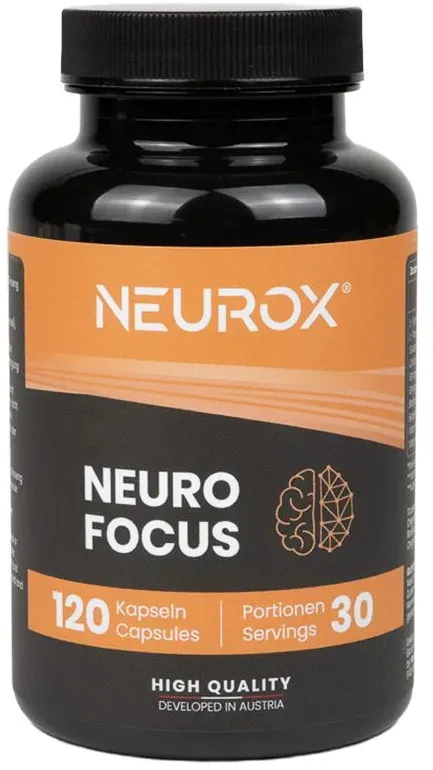 Neurox® NeuroFocus ‚Äì die All-in-One-Formel für anhaltende Konzentration ohne Koffein-Crash Kapseln 120 St