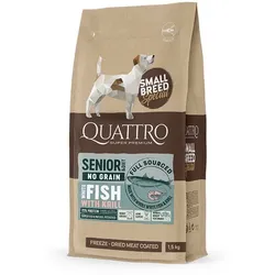 QUATTRO Weißfisch & Krill Kleine Rassen Senioren & Diät