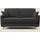 divani.store Edgar Schlafsofa, Stoff, Anthrazit, 160 cm (Mat. 120 x 197)