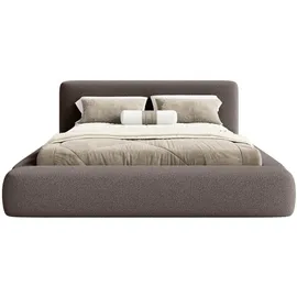 FEDVE Polsterbett, Braun, Textil, 140x200 cm, Schlafzimmer, Betten, Polsterbetten