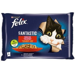 FELIX Countryside Flavours in Gelee mit Kaninchen und Lammfleisch 4x85g (Rabatt für Stammkunden 3%)