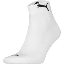 Puma Cushioned Quarter Socken 3-Paar Weiß 43-46