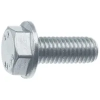 Industrial Quality Supplies Sechskant-Flanschschraube VG M5x16 Stahl 10.9 galvanisch